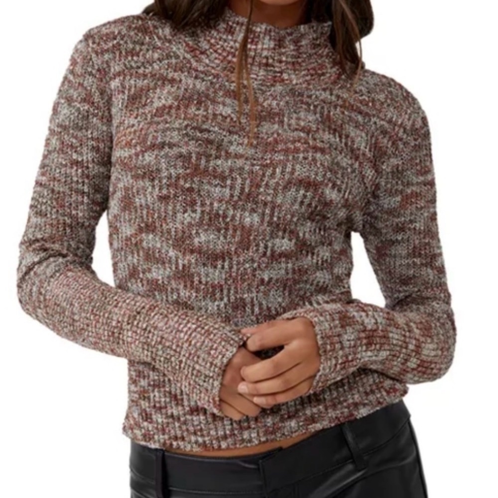 Free People Blair Space Dyed Pullover Sweater